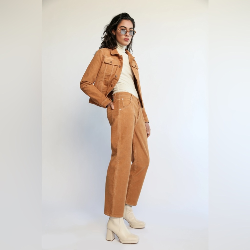 Daily Blue Cords (Luxury sister brand of AG Jeans) 28 “BOOST” in “MUD”